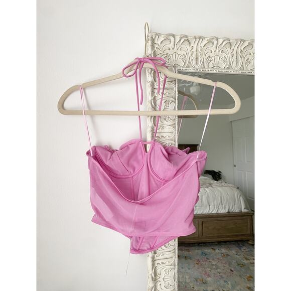 Zara Tulle Corset Top - Picture 8 of 9